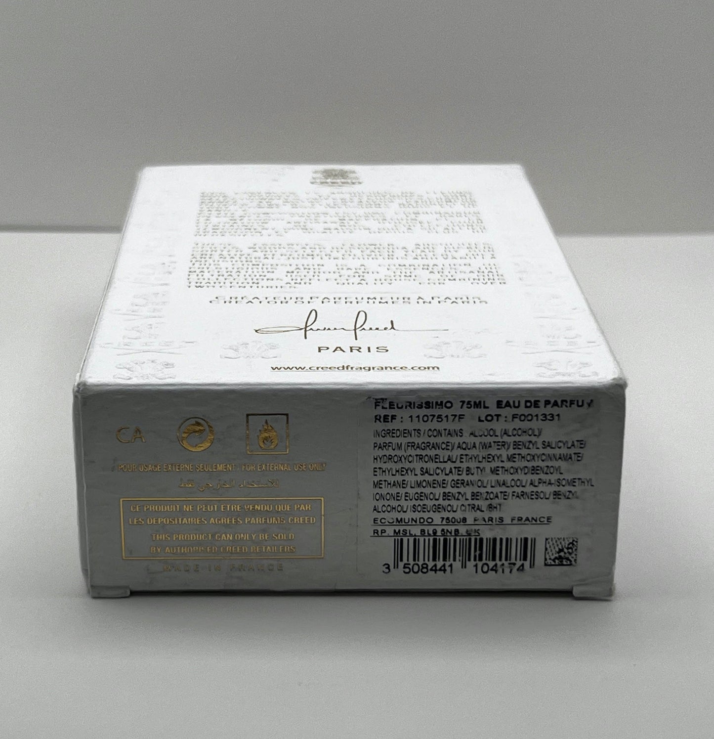 CREED Fleurissimo - GRADE 8.59 - FOR HER - 2.5 oz / 75 ml